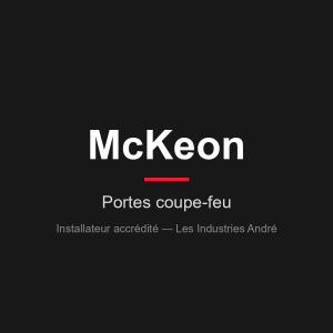 Portes coupe-feu McKeon